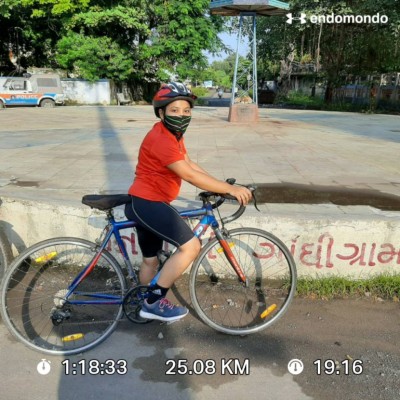 Virtual Cycling, Runing, Yoga for clean & fit India