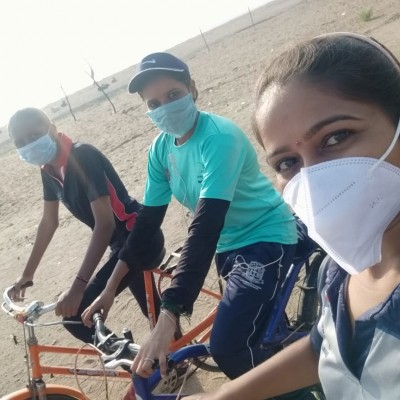 Virtual Cycling, Runing, Yoga for clean & fit India